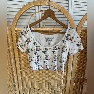 Marylin Monroe Crop Top